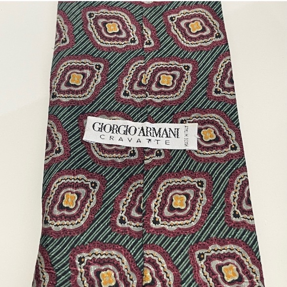 Giorgio Armani Original 100% Pure Silk Made In Italy - Picture 8 of 8